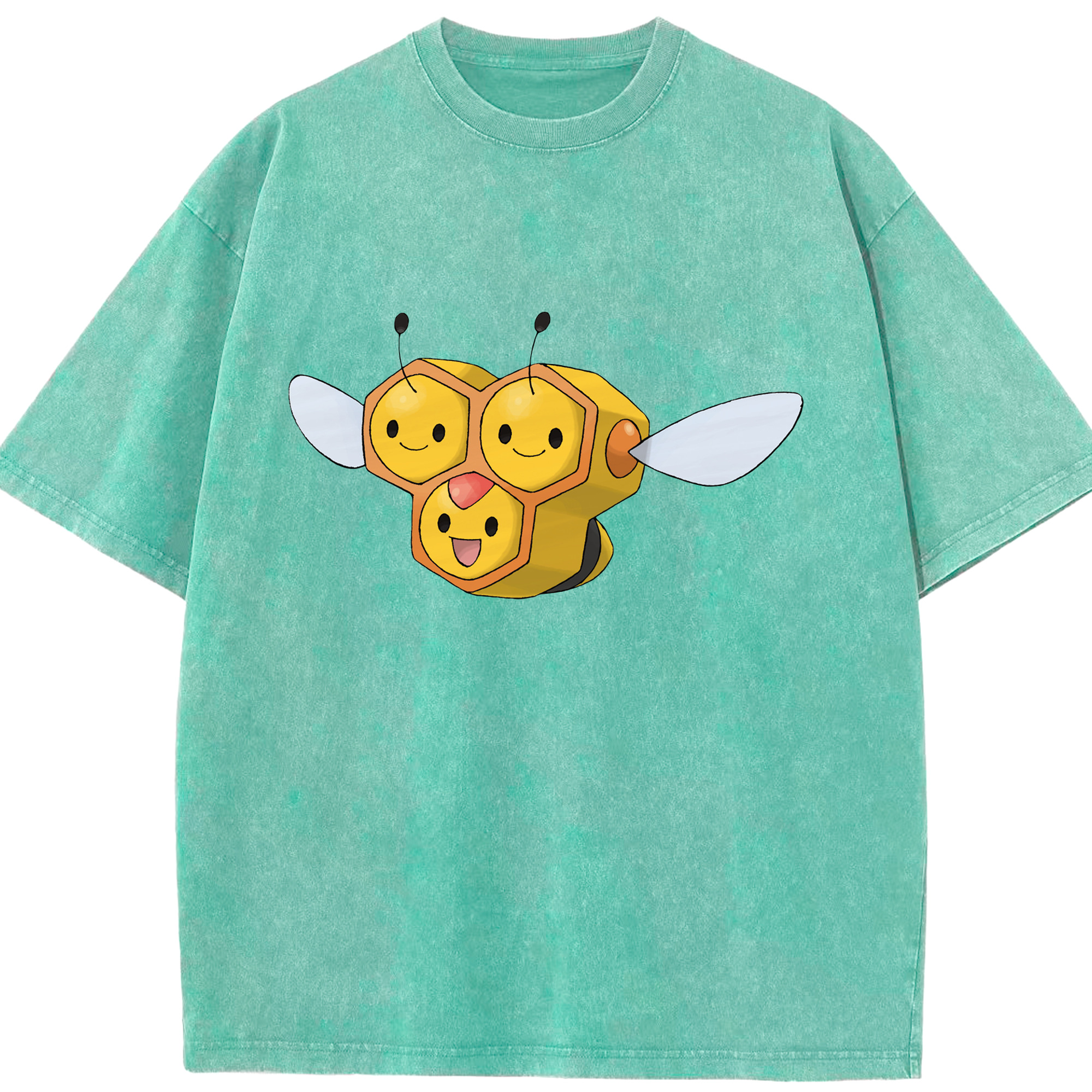 （画像用） ポケットモンスター Pokémon 綿100% ヴィンテージ風 半袖Tシャツ（フロントプリント）